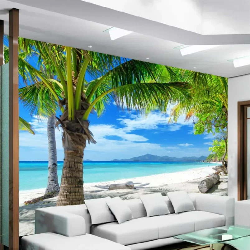 Modern Seaside Mural Custom Photo Wallpaper Living Room Bedroom Home Decor 3D Landscape Beach Tree Painting Wall Covering
Modern Seaside Mural Custom Photo Wallpaper Living Room Bedroom Home Decor 3D Landscape Beach Tree Painting Wall Covering