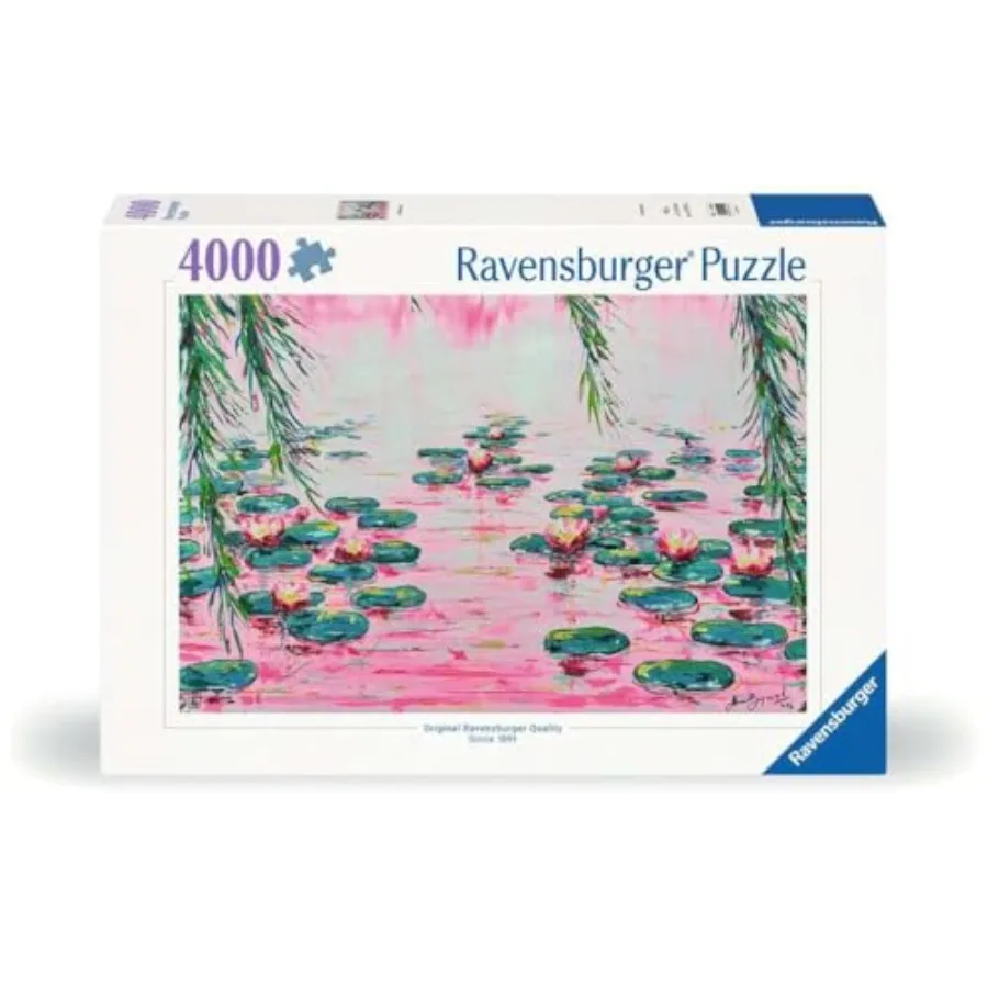 Pink Water Lilies 4000 Piece Jigsaw Puzzle Ideal Challenge or Great Group Activity Eco-Conscious Materials
Pink Water Lilies 4000 Piece Jigsaw Puzzle Ideal Challenge or Great Group Activity Eco-Conscious Materials