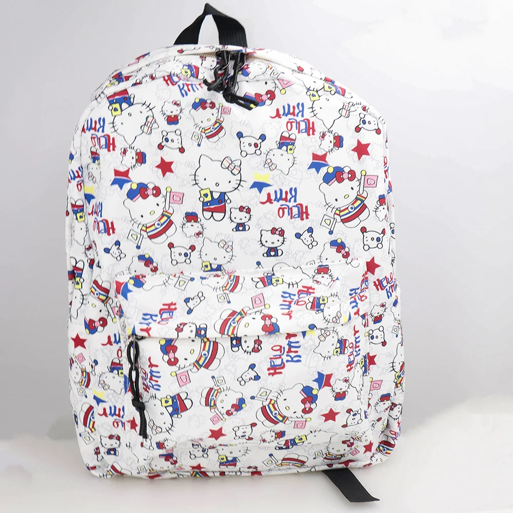 Sanrio KT cat trendy and versatile school bag, graffiti student women's backpack, lightweight and large-capacity backpack
Sanrio KT cat trendy and versatile school bag, graffiti student women's backpack, lightweight and large-capacity backpack