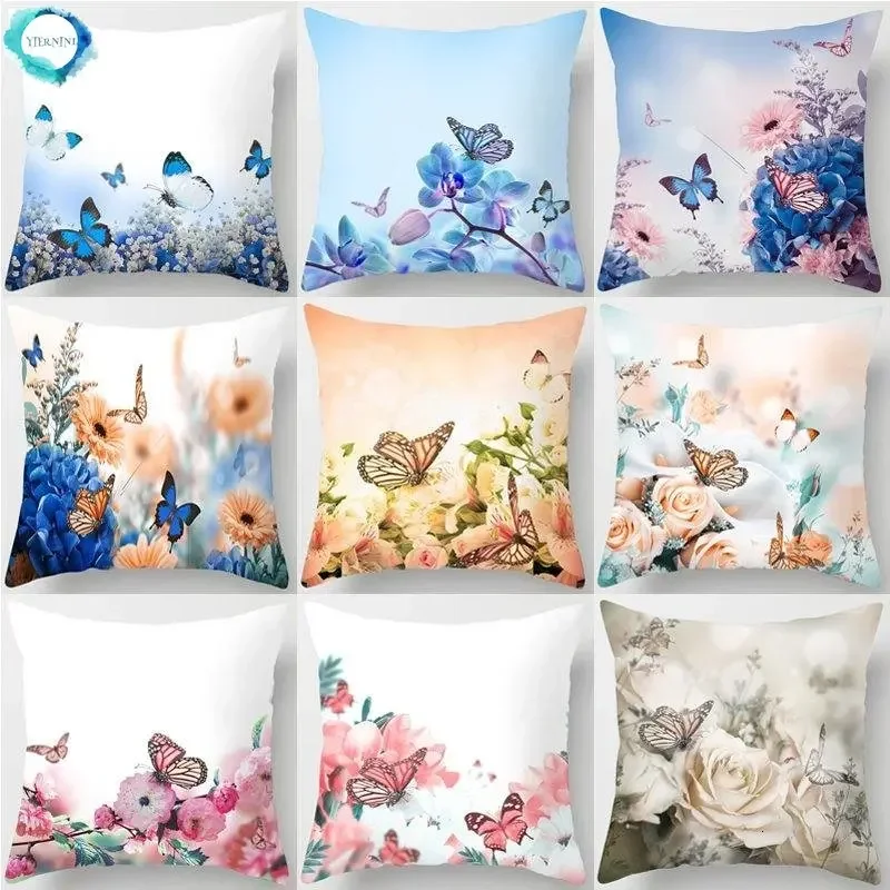45*45cm Seat Car Home Sofa Bed Decoration Decorative Pillow Butterfly Flower Pattern Polyester Cushion Cover
45*45cm Seat Car Home Sofa Bed Decoration Decorative Pillow Butterfly Flower Pattern Polyester Cushion Cover