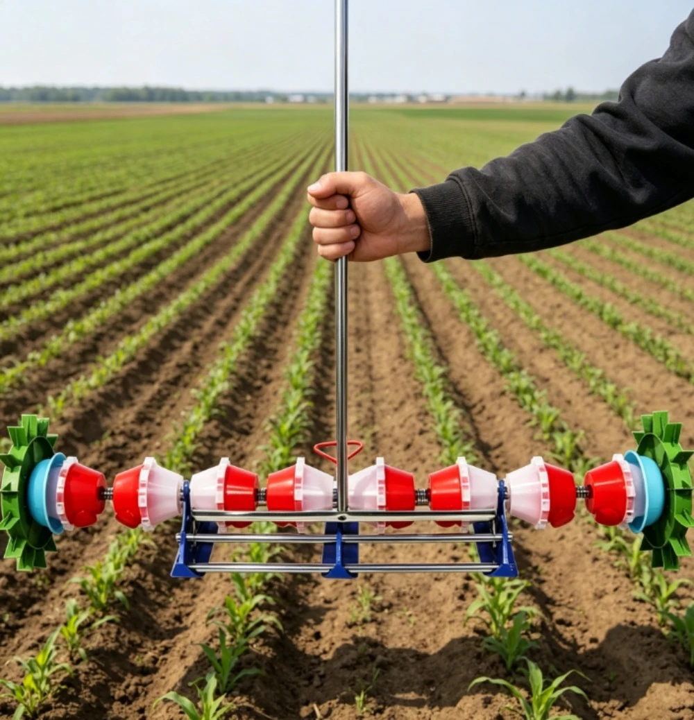 Hand-held transplanting tool multifunction paddy planter rice drum seeder
Hand-held transplanting tool multifunction paddy planter rice drum seeder