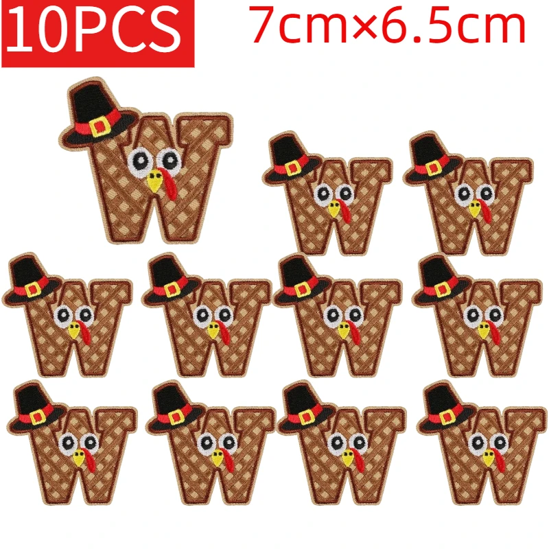 Lots of Thanksgiving Theme Embroidery Patches 26 English Letter Patch Set of Pumpkin Autumn Harvest Wholesale Ironing 10PCS
Lots of Thanksgiving Theme Embroidery Patches 26 English Letter Patch Set of Pumpkin Autumn Harvest Wholesale Ironing 10PCS