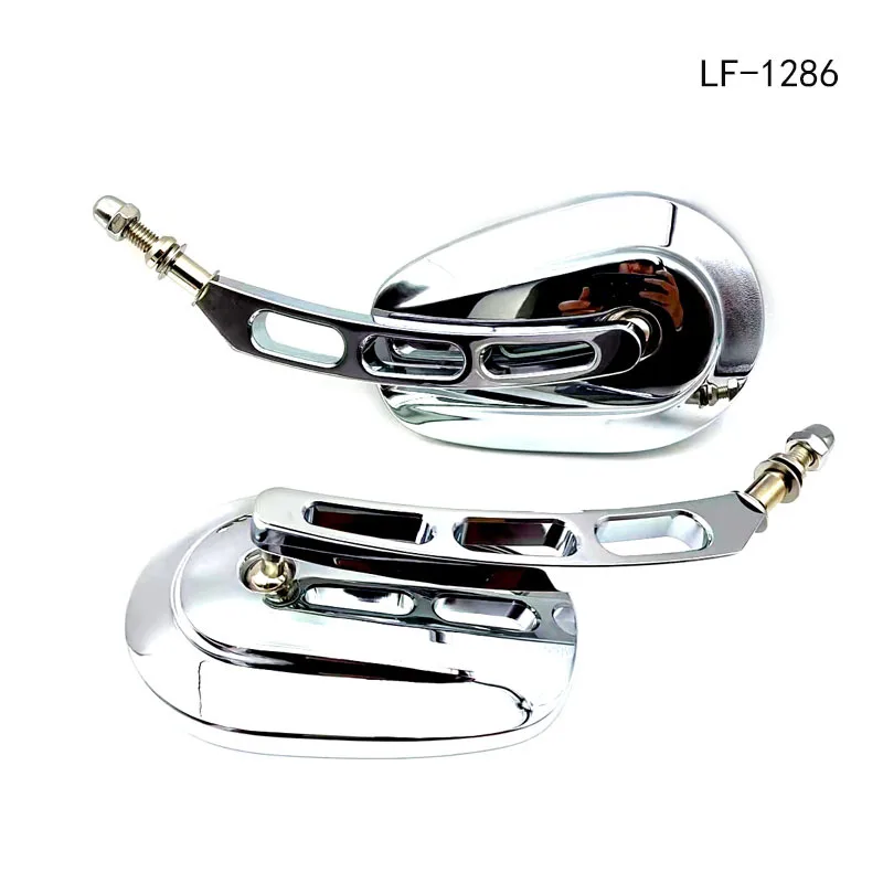 Two 8mm universal rearview mirrors for motorcycles, scooters, electric bicycles
Two 8mm universal rearview mirrors for motorcycles, scooters, electric bicycles
