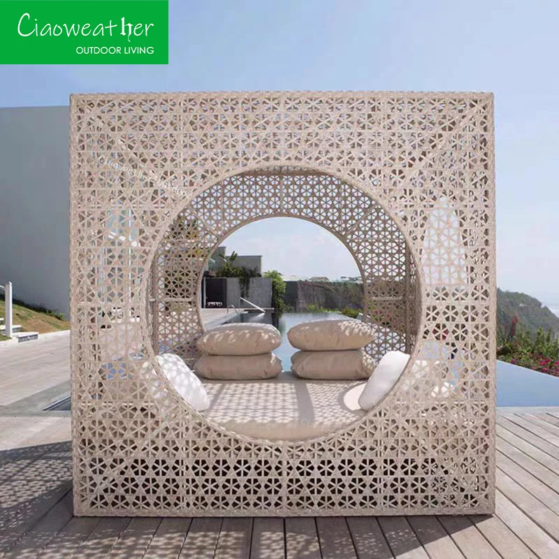Hotel Outdoor Furniture Garden Club Rattan Aluminium Frame Bed Pool Lying Sun Lounger Bed Daybed for Resort Beach
Hotel Outdoor Furniture Garden Club Rattan Aluminium Frame Bed Pool Lying Sun Lounger Bed Daybed for Resort Beach
