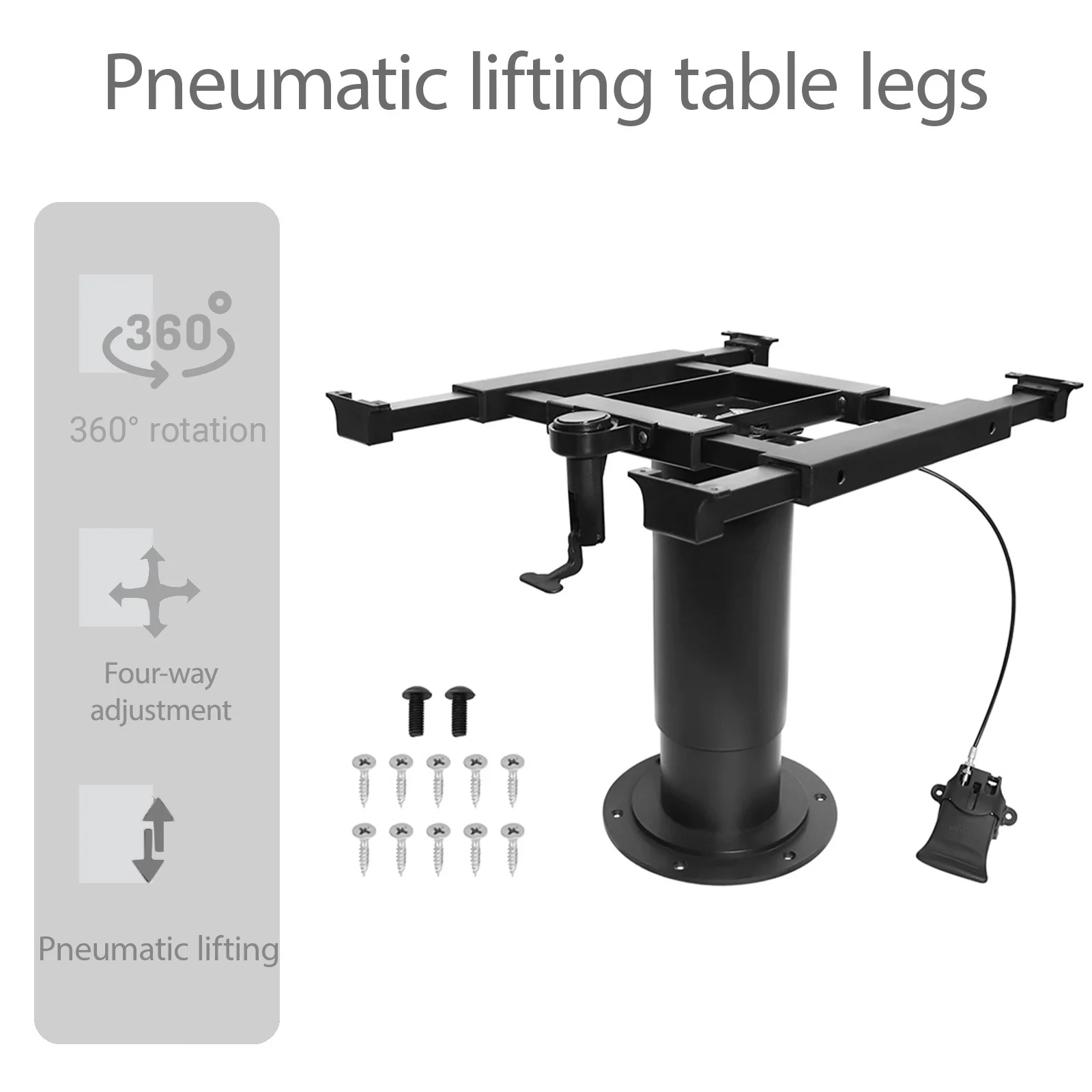 Регулируемая ножка пневматического подъемного стола, плавная подъемная и четырехсторонняя раздвижная, подходит для автофургонов, лодок, кемперов, местной быстрой доставки
Регулируемая ножка пневматического подъемного стола, плавная подъемная и четырехсторонняя раздвижная, подходит для автофургонов, лодок, кемперов, местной быстрой доставки