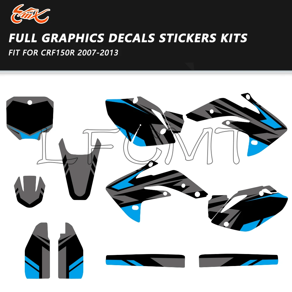 Motorcycle Background Sticker Decor Graphics Decals Kit Fit for Honda CRF150R CRF 150R CRF150 2007 2008 2009 2010 2011 2012 2013
Motorcycle Background Sticker Decor Graphics Decals Kit Fit for Honda CRF150R CRF 150R CRF150 2007 2008 2009 2010 2011 2012 2013