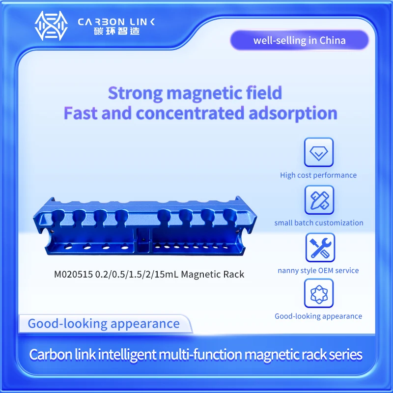 China Sales Champion magnetic rack separator M020515 0.2/0.5/1.5/2/15mLMagnetic Rack as well as Thermo at 40% price
China Sales Champion magnetic rack separator M020515 0.2/0.5/1.5/2/15mLMagnetic Rack as well as Thermo at 40% price