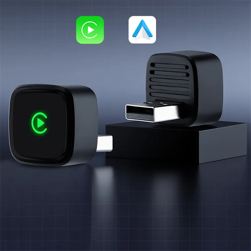 Беспроводной интеллектуальный адаптер CarPlay Bluetooth WiFi Connect, Plug & Play, Стабильное управление и без задержки CarPlay с iPhone и Android
Беспроводной интеллектуальный адаптер CarPlay Bluetooth WiFi Connect, Plug & Play, Стабильное управление и без задержки CarPlay с iPhone и Android