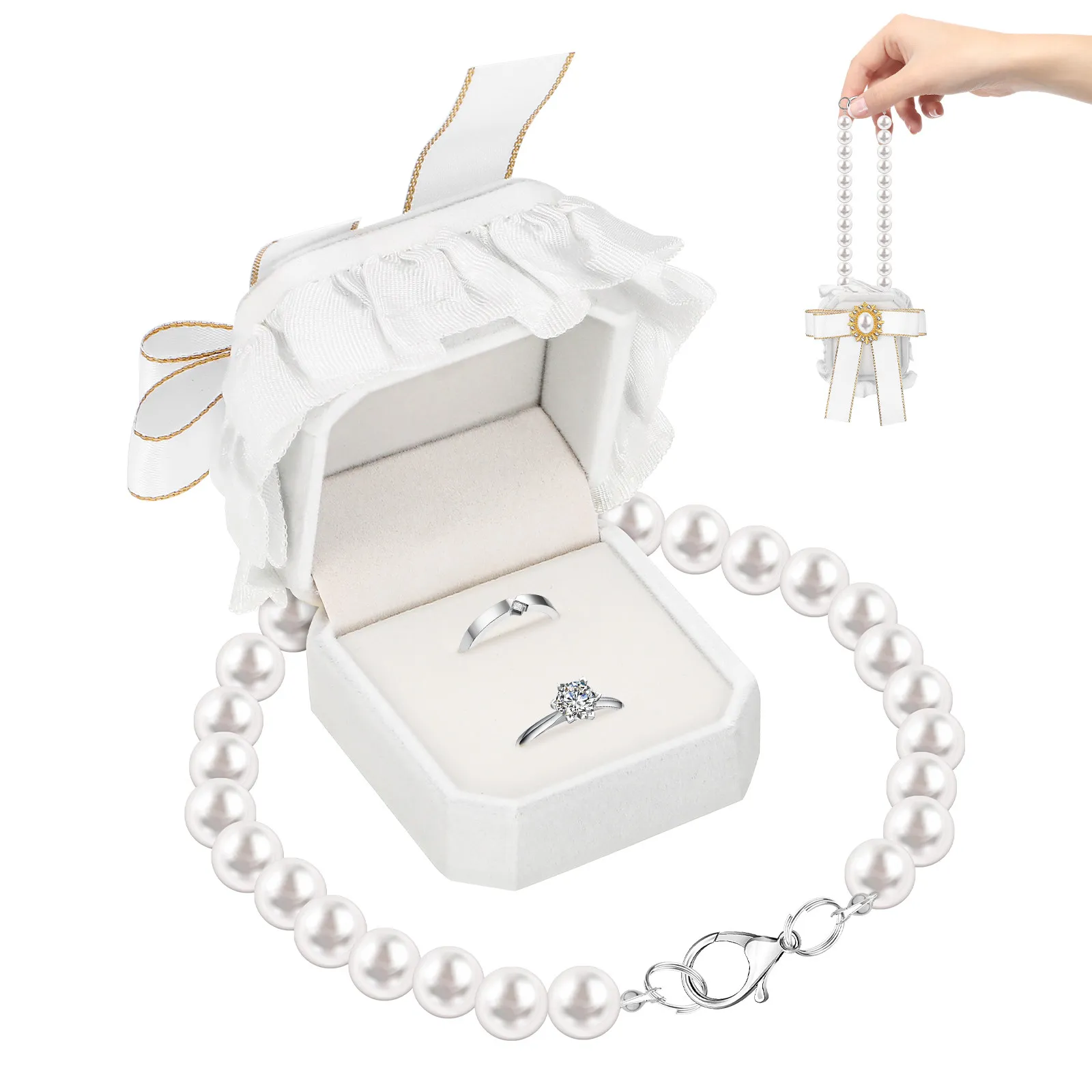 Pet Dog Wedding Ring Box Solid Hard Jewelry Container Comfortable Ring Storage for Proposals Weddings Jewelry Container
Pet Dog Wedding Ring Box Solid Hard Jewelry Container Comfortable Ring Storage for Proposals Weddings Jewelry Container