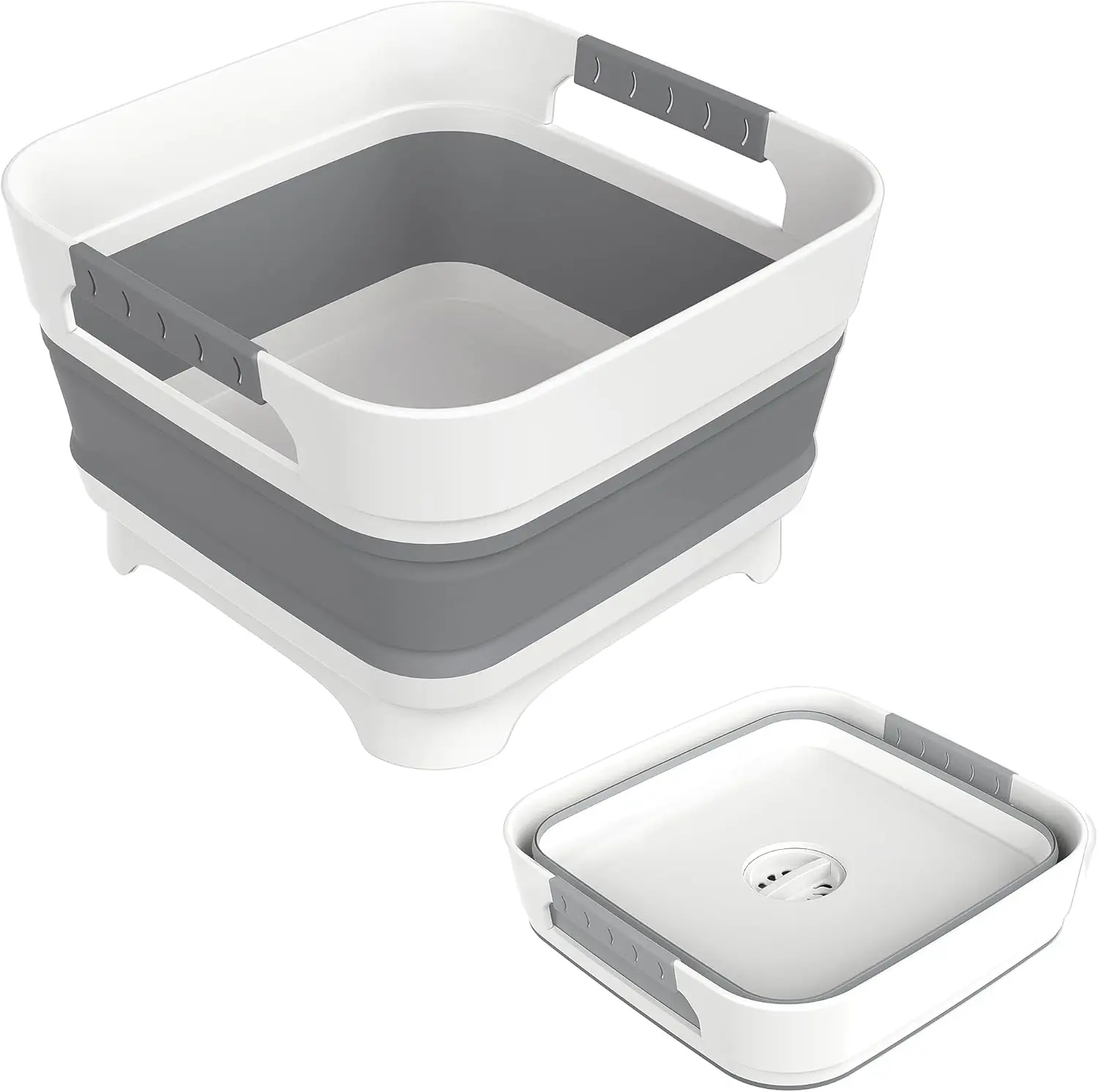 Collapsible Wash Basin with Drain Plug, 2.4 Gal Foldable Dish Pan for Soaking Baby Bottles, Portable Sink for Camping, Vegetable
Collapsible Wash Basin with Drain Plug, 2.4 Gal Foldable Dish Pan for Soaking Baby Bottles, Portable Sink for Camping, Vegetable