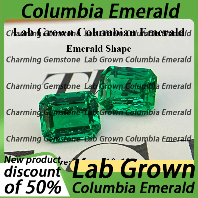 Top Lab Grown Columbian Emerald Green Color Emerald Shape Gemstone for DIY Charms Jewel Making Materials Selectable Certificate
Top Lab Grown Columbian Emerald Green Color Emerald Shape Gemstone for DIY Charms Jewel Making Materials Selectable Certificate