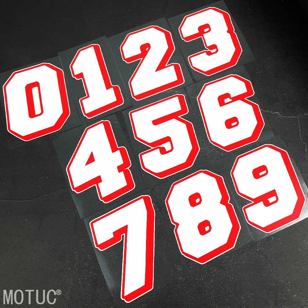 1pc 0-9 Red Number Motorcycle Sticker Waterproof Vinyl Decal for Motorbike Helmet Fairing Side Panel Bicycle Exterior Decoration
1pc 0-9 Red Number Motorcycle Sticker Waterproof Vinyl Decal for Motorbike Helmet Fairing Side Panel Bicycle Exterior Decoration