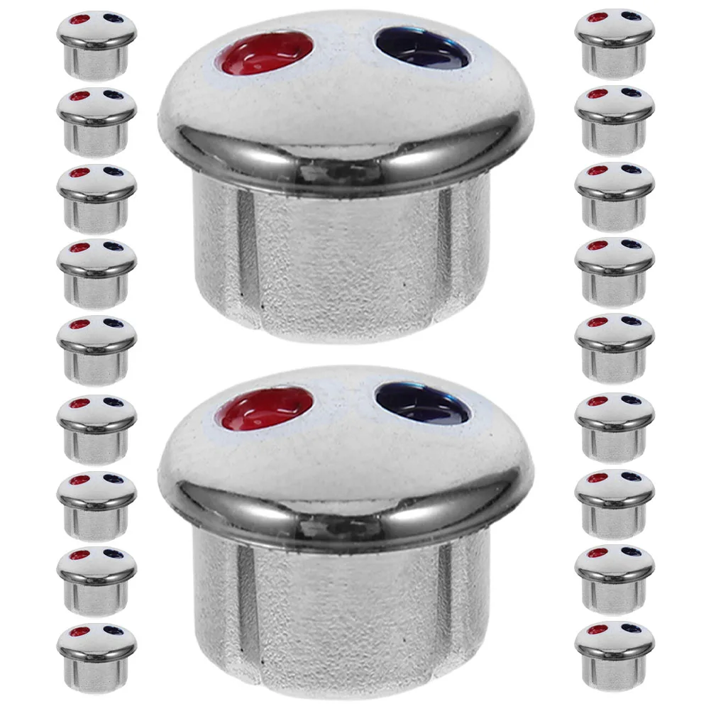 20pcs Faucet Caps Red Blue Hot Cold Water Markers Universal Fit For Kitchen Bathroom Tap Accessories Replacement Parts
20pcs Faucet Caps Red Blue Hot Cold Water Markers Universal Fit For Kitchen Bathroom Tap Accessories Replacement Parts