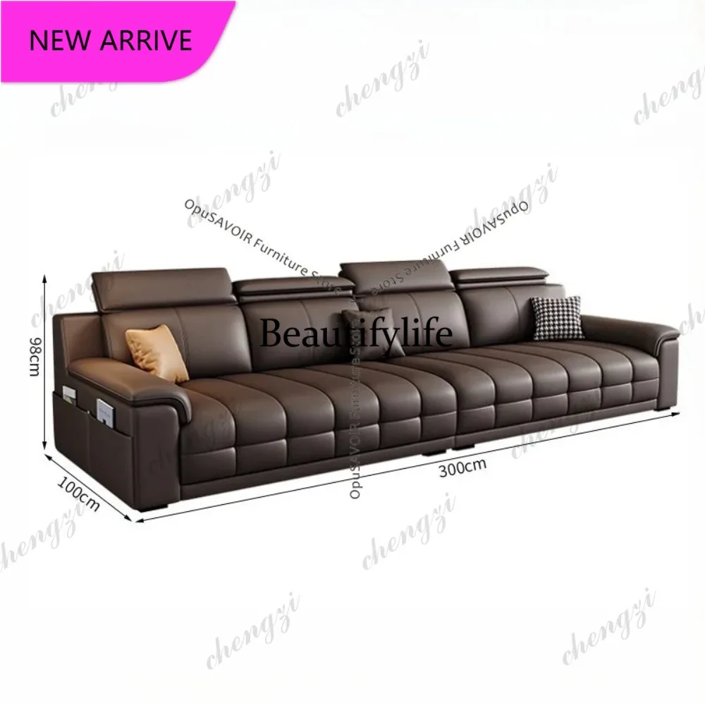 MM85 Italian Minimalist Lawrence Top Grain Leather Sofa - 3-Seater Straight Living Room Sofa Latex Support Compact Furniture
MM85 Italian Minimalist Lawrence Top Grain Leather Sofa - 3-Seater Straight Living Room Sofa Latex Support Compact Furniture