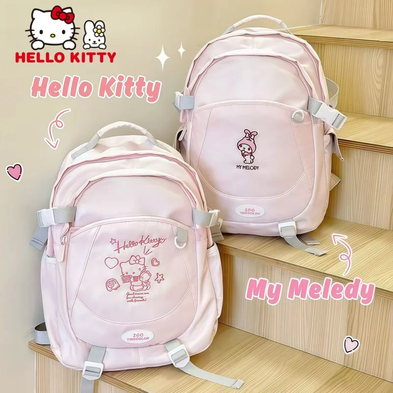 Sanrio Hello Kitty My Melody Backpack Large-capacity Travel Outing and Hiking Bag Student Cute Backpack Girls' Festival Gifts
Sanrio Hello Kitty My Melody Backpack Large-capacity Travel Outing and Hiking Bag Student Cute Backpack Girls' Festival Gifts