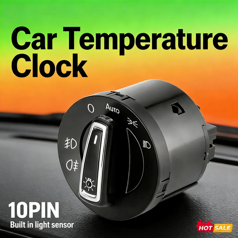 Automatic Headlight Switch 12V Car Head Lamp Control Switch Sensor Module for Golf 2004-2013 MK5 MK6 Auto Accessories
Automatic Headlight Switch 12V Car Head Lamp Control Switch Sensor Module for Golf 2004-2013 MK5 MK6 Auto Accessories