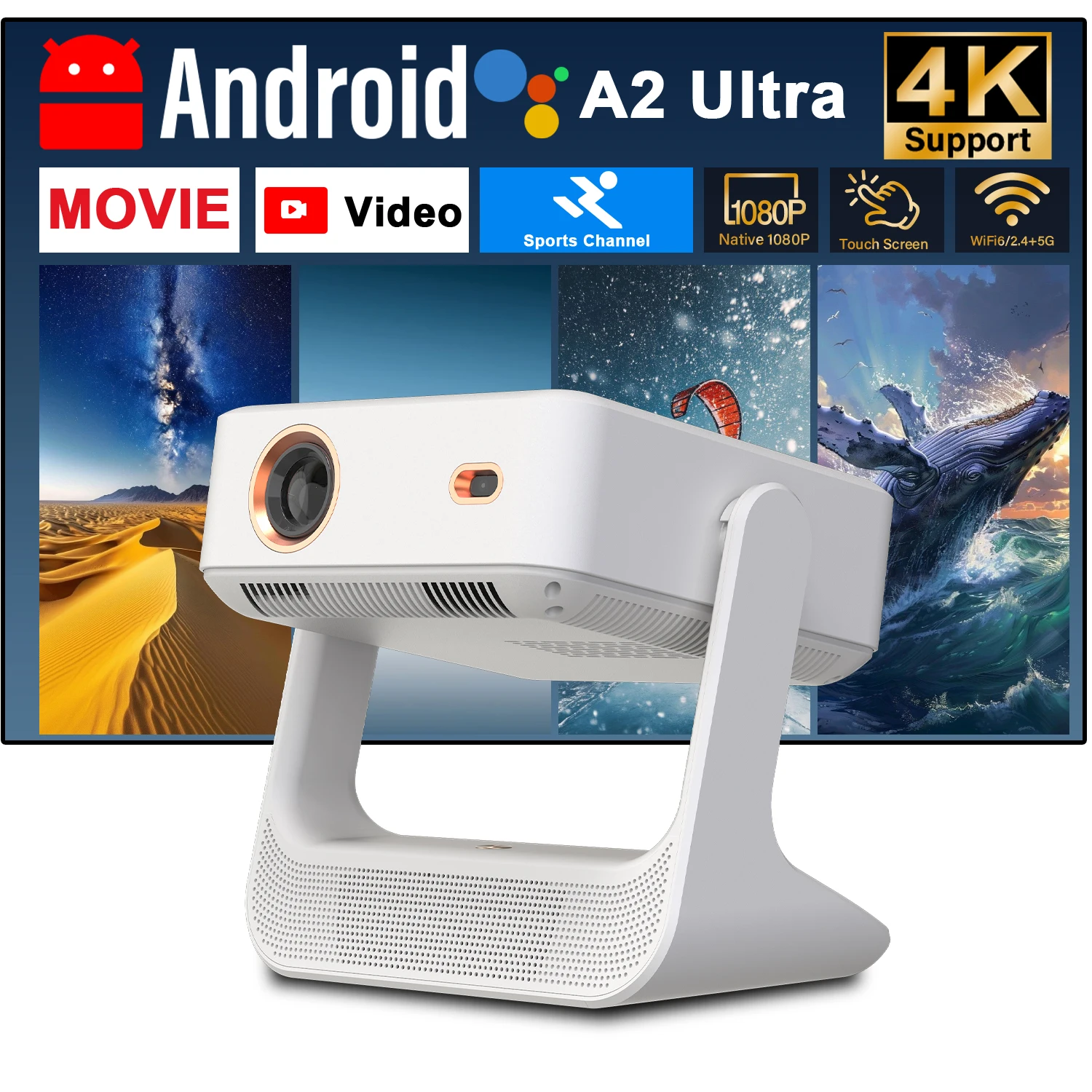 Table Tennis Live Projector 3in1 Tablet Speaker 1080P 4K Rotatable Touch Screen Multi Scene Use
Table Tennis Live Projector 3in1 Tablet Speaker 1080P 4K Rotatable Touch Screen Multi Scene Use