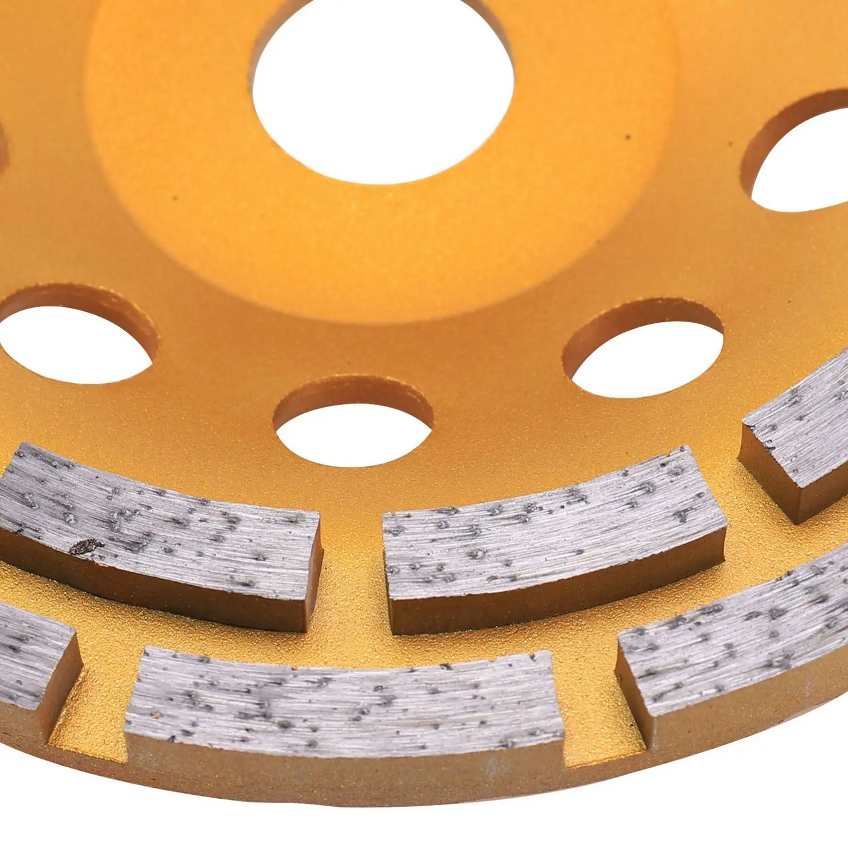 B28C-2X 150Mm 7 Inch Diamond 2 Row Segment Grinding Wheel Sanding Disc Sander Grinder Cup Abrasive Tools 22Mm Hole
B28C-2X 150Mm 7 Inch Diamond 2 Row Segment Grinding Wheel Sanding Disc Sander Grinder Cup Abrasive Tools 22Mm Hole