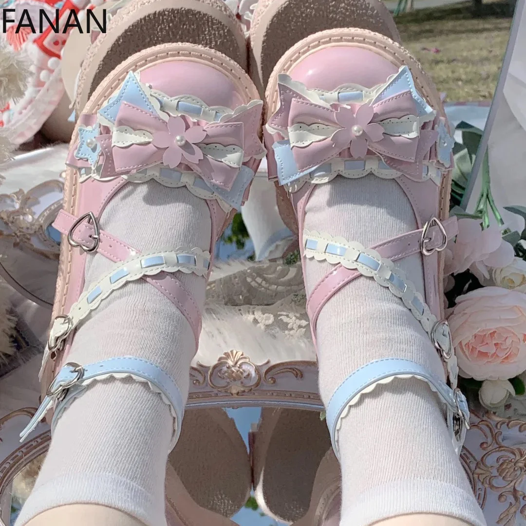 2025 New Shoes Cute Lolita Low Heel Flats Girl Student Pink Leather Summer Kawaii Platform Shoes Pumps Japanese Casual
2025 New Shoes Cute Lolita Low Heel Flats Girl Student Pink Leather Summer Kawaii Platform Shoes Pumps Japanese Casual