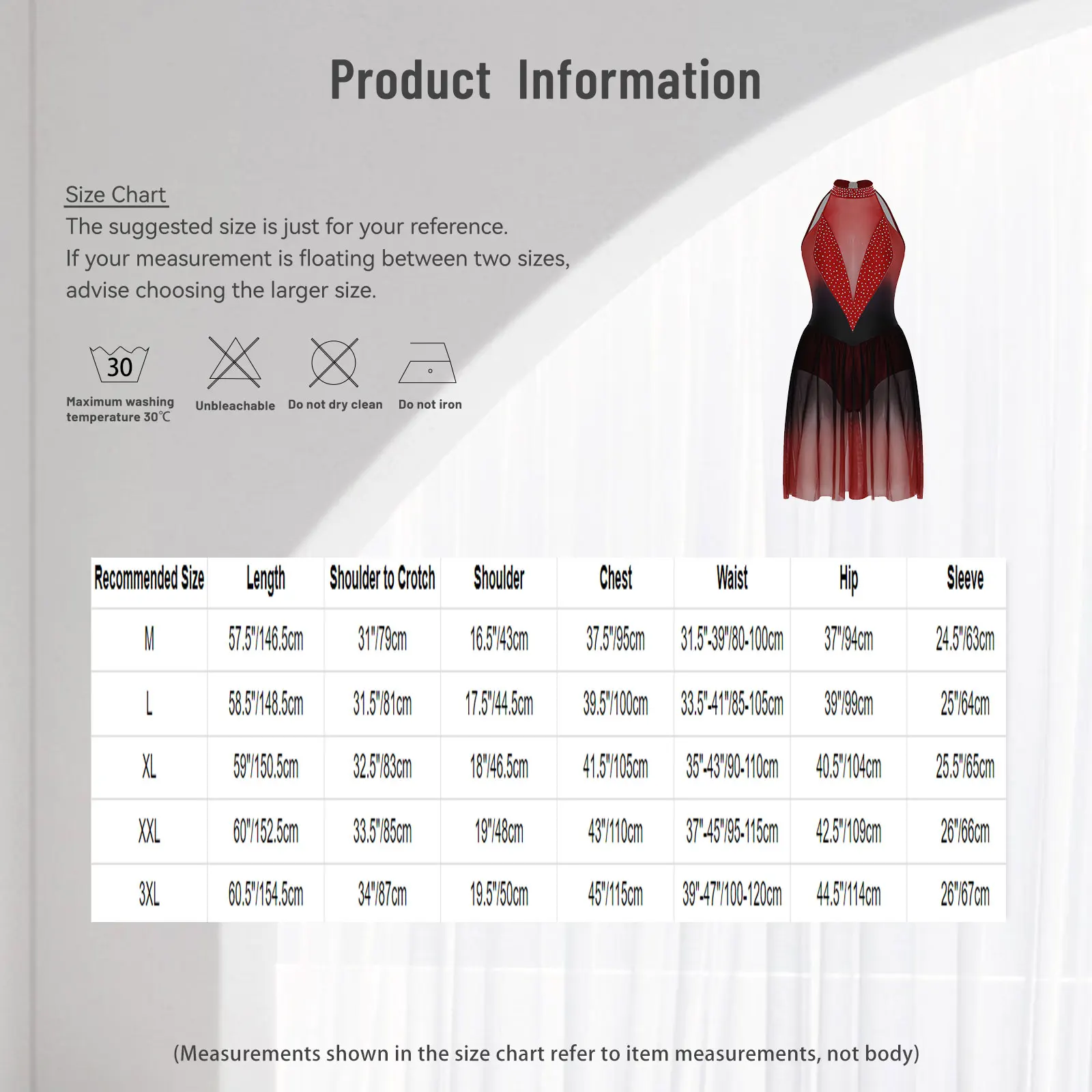 Women Leotard Skating Lyrical Dance Costume Ballet Dress Halter Sleeveless Rhinestones Gradient Color Sheer Mesh Patchwork Dress
Women Leotard Skating Lyrical Dance Costume Ballet Dress Halter Sleeveless Rhinestones Gradient Color Sheer Mesh Patchwork Dress
