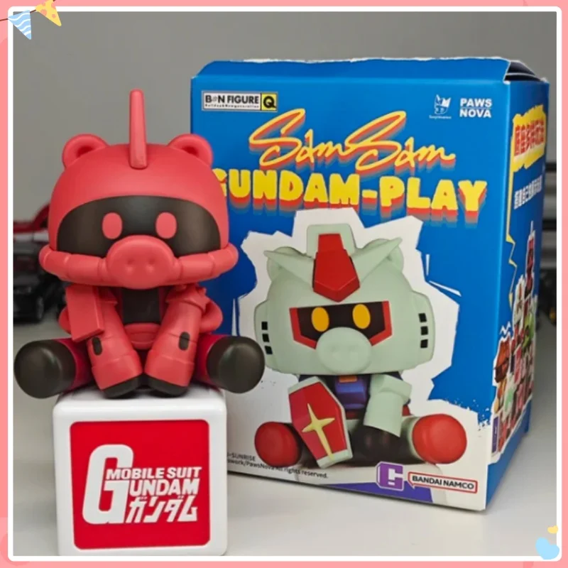 Hot Bandai Original Gundam Samsam Gundam-Play Series Trendy Blind Box Toy Pig Nose Collectible Figure Desktop Ornament Anime Toy
Hot Bandai Original Gundam Samsam Gundam-Play Series Trendy Blind Box Toy Pig Nose Collectible Figure Desktop Ornament Anime Toy