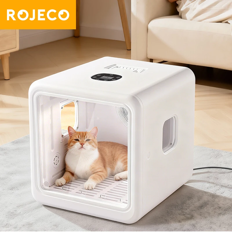 ROJECO Automatic Pet Drying Box 70L Smart Temperature Control 360° Ultra Quiet Pet Hair Grooming For Dog Cat Dryer Box 4 Speed
ROJECO Automatic Pet Drying Box 70L Smart Temperature Control 360° Ultra Quiet Pet Hair Grooming For Dog Cat Dryer Box 4 Speed