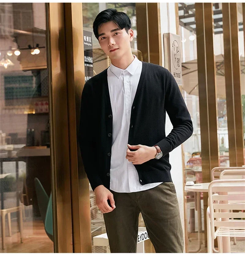 MRMT 2025 Brand 100% Cotton Men's Sweaters Knit Cardigan Slim Long-sleeved Men Sweater for Male V-neck Casual Sweaters Knitted
MRMT 2025 Brand 100% Cotton Men's Sweaters Knit Cardigan Slim Long-sleeved Men Sweater for Male V-neck Casual Sweaters Knitted