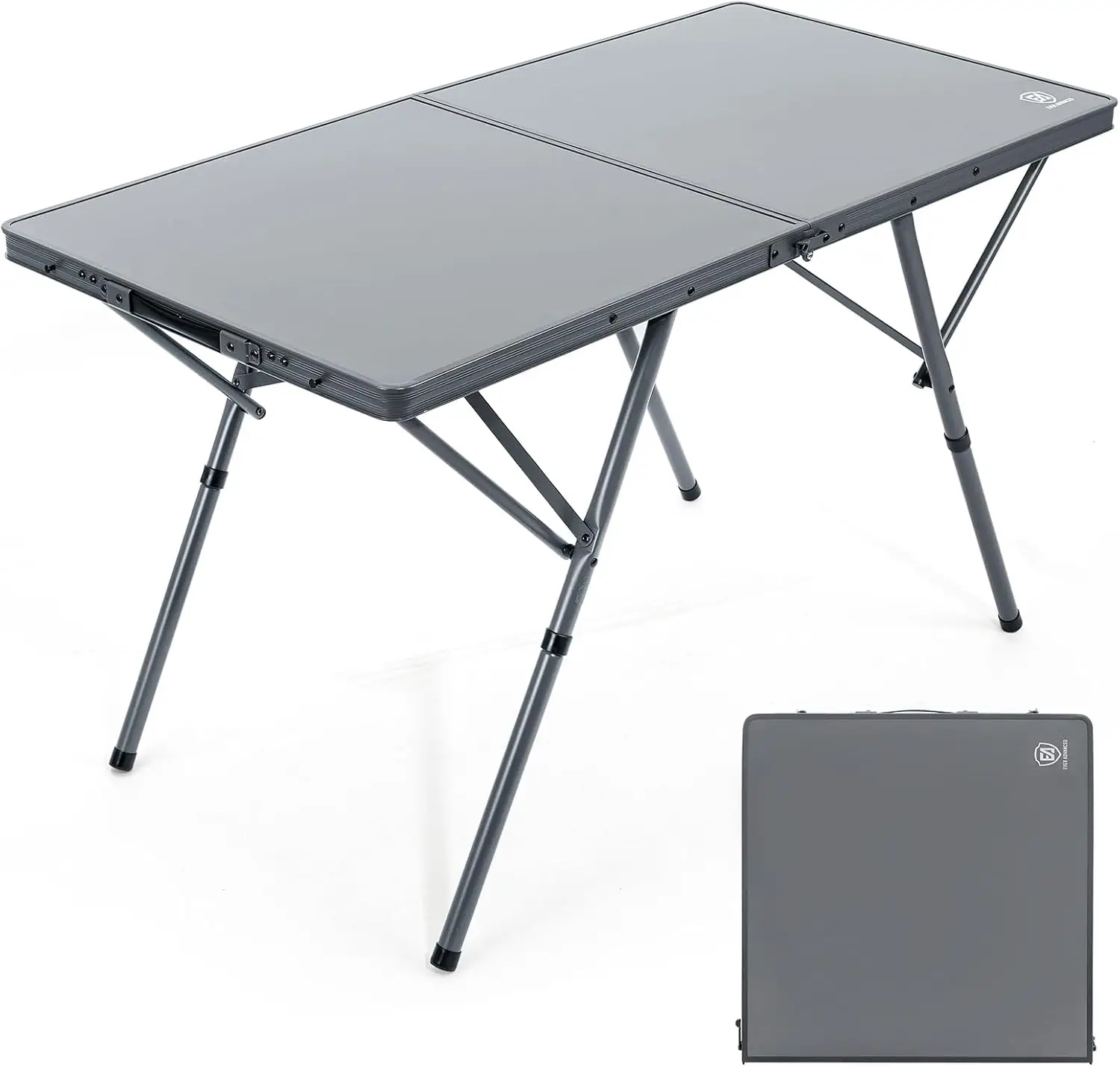 Large Camping Table for 4-6 Person, Portable Folding Aluminum Table with Carrying Handle for BBQ, Picnic, Indoor Use, 130LBS
Large Camping Table for 4-6 Person, Portable Folding Aluminum Table with Carrying Handle for BBQ, Picnic, Indoor Use, 130LBS