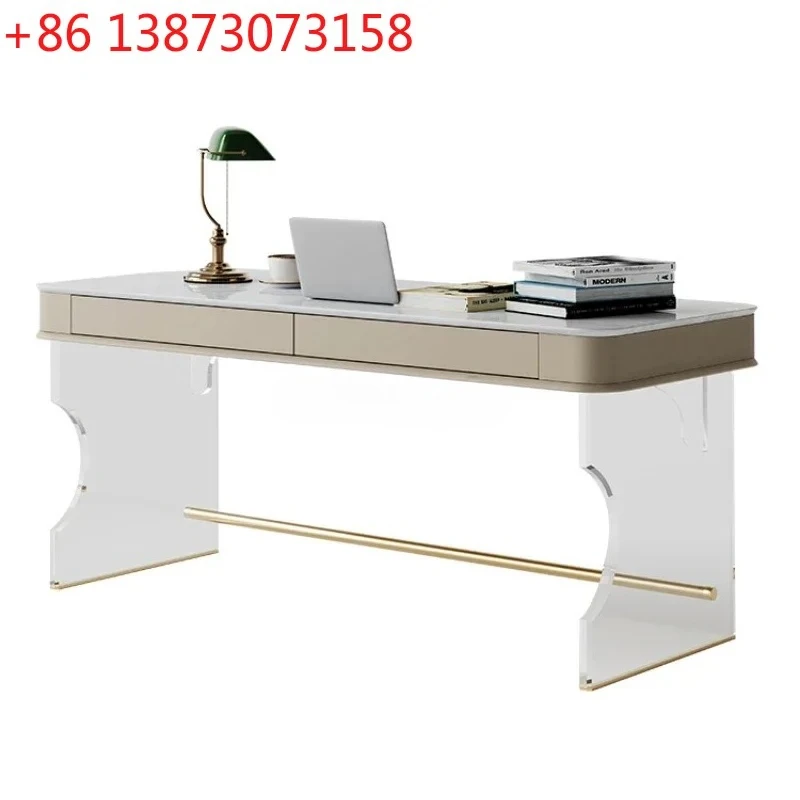 56Light luxury solid wood desk Modern high-end natural marble Minimalist villa Italian desk Household
56Light luxury solid wood desk Modern high-end natural marble Minimalist villa Italian desk Household