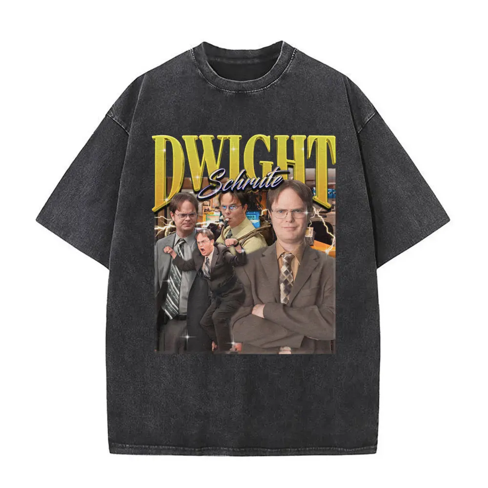 Washed Dwight Schrute Michael Scott Homage The Office T-shirt Retro Tv Series T Shirt Men Women Cotton Casual Oversized T-Shirts
Washed Dwight Schrute Michael Scott Homage The Office T-shirt Retro Tv Series T Shirt Men Women Cotton Casual Oversized T-Shirts