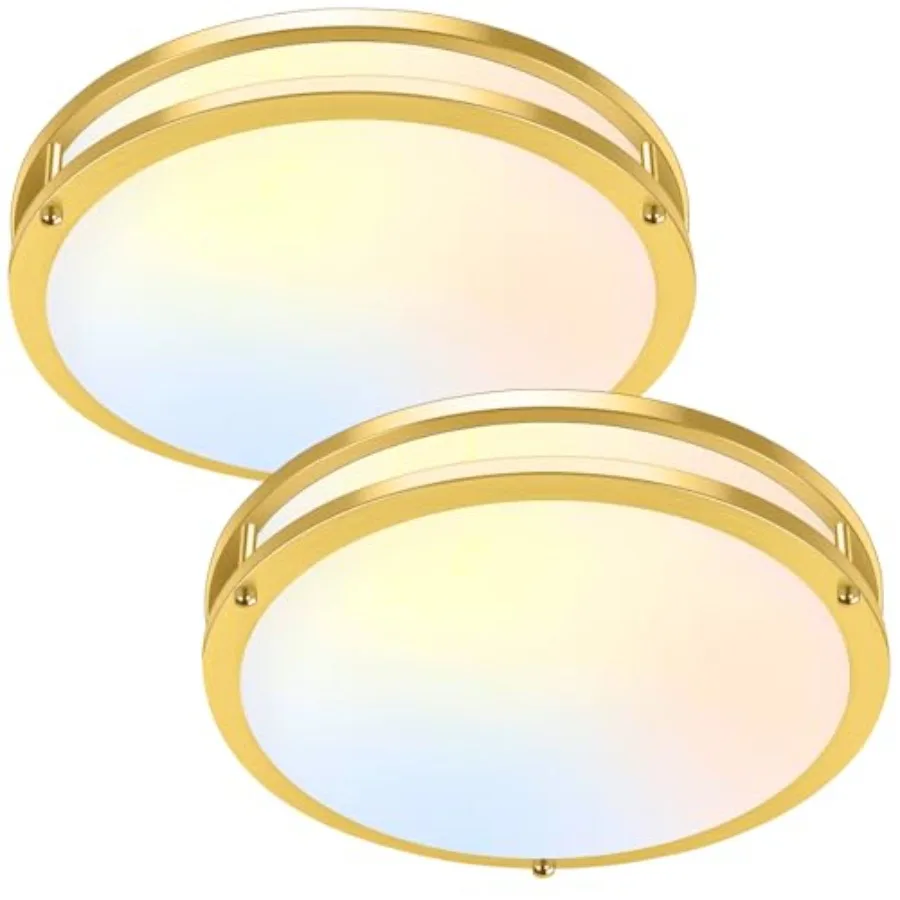 13 Inch LED Ceiling Light Fixture, 36W 4400Lm Flush Mount Ceiling Lights, Dimmable 5CCT 2700K/3000K/4000K/5000K/6500K, Super Br
13 Inch LED Ceiling Light Fixture, 36W 4400Lm Flush Mount Ceiling Lights, Dimmable 5CCT 2700K/3000K/4000K/5000K/6500K, Super Br