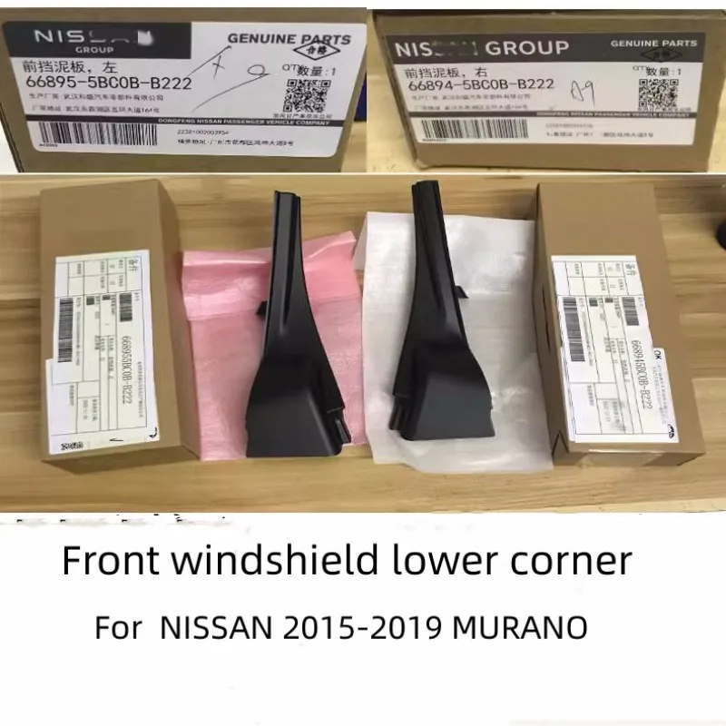 For NISSAN 2015-2019 MURANO Front Windshield Lower Corner Fender Trim Panel Air Deflector Trim Panel Original Factory
For NISSAN 2015-2019 MURANO Front Windshield Lower Corner Fender Trim Panel Air Deflector Trim Panel Original Factory