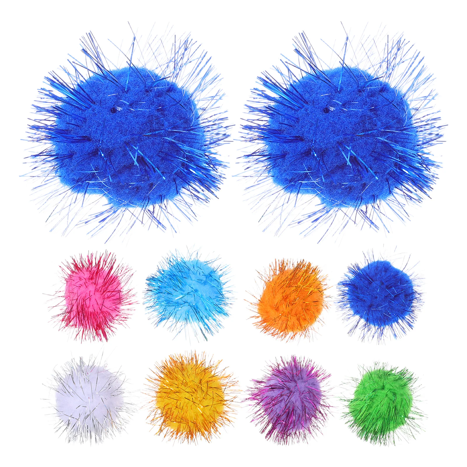 60Pcs Cat Pom Ball Set Lightweight Durable Balls for Indoor Play Enhances Bonding and Vitality Interactive Balls
60Pcs Cat Pom Ball Set Lightweight Durable Balls for Indoor Play Enhances Bonding and Vitality Interactive Balls