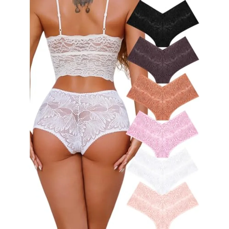 Sexy Underwer for Women Petl-soft Lce V-wisted Boy Shorts Cute Cheeky Ldies Pnties Fshion Lightweight Lingerie
Sexy Underwer for Women Petl-soft Lce V-wisted Boy Shorts Cute Cheeky Ldies Pnties Fshion Lightweight Lingerie