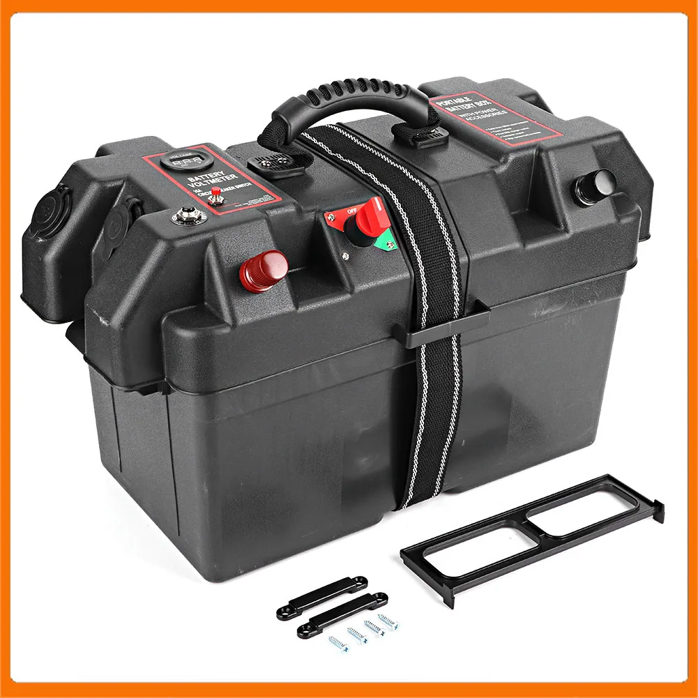 Plastic Minnkota Trolling Battery Motor Power Center Station Battery Box USB & 12V Charger Port Trolling Motor Battery Box
Plastic Minnkota Trolling Battery Motor Power Center Station Battery Box USB & 12V Charger Port Trolling Motor Battery Box