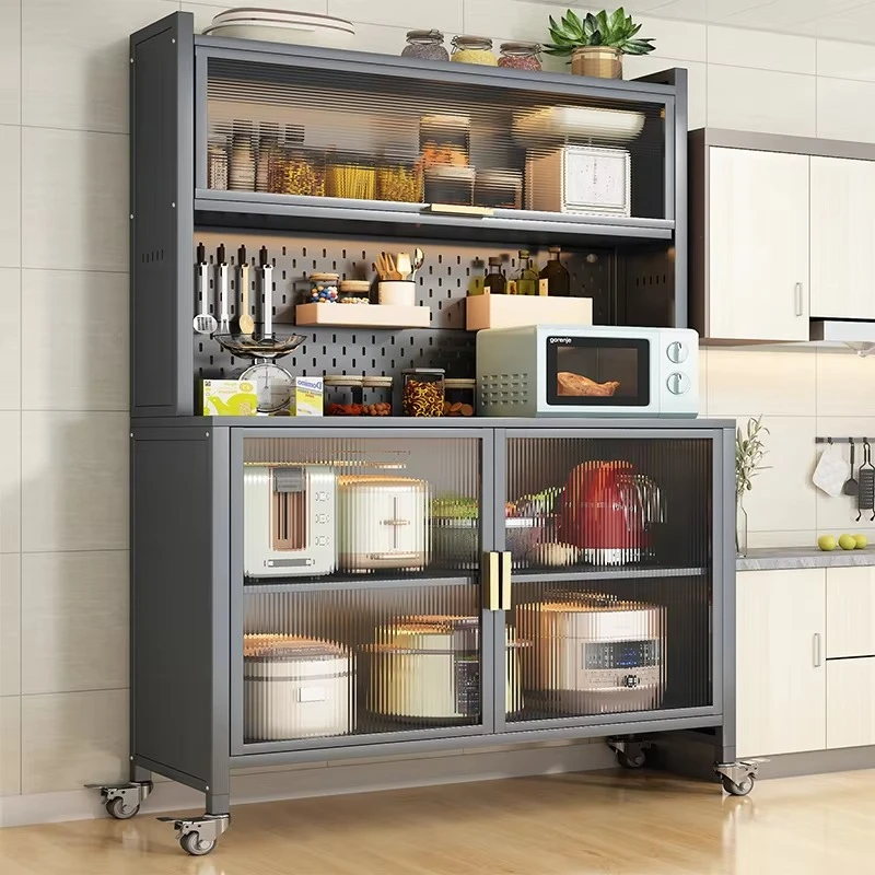 Modern Heavy Duty Multi-layer Space Saving Multifunctional Kitchen Rack Vertical Storage Sideboard Kitchen Cabinet
Modern Heavy Duty Multi-layer Space Saving Multifunctional Kitchen Rack Vertical Storage Sideboard Kitchen Cabinet