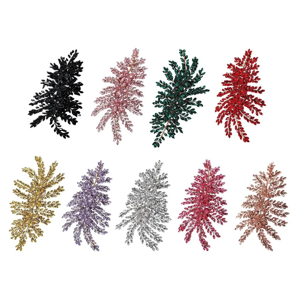 Elegant Wedding Headband Handmade Leaf Design Crystal Tiaras Rhinestone Flower Sparkling Rhinestone Headpieces
Elegant Wedding Headband Handmade Leaf Design Crystal Tiaras Rhinestone Flower Sparkling Rhinestone Headpieces