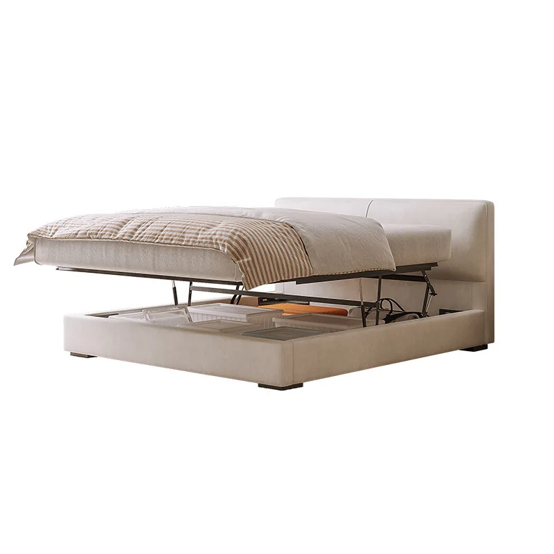 Cream wind tofu block bed master bedroom light luxury modern fabric double 1.8 meters flush edge new
Cream wind tofu block bed master bedroom light luxury modern fabric double 1.8 meters flush edge new