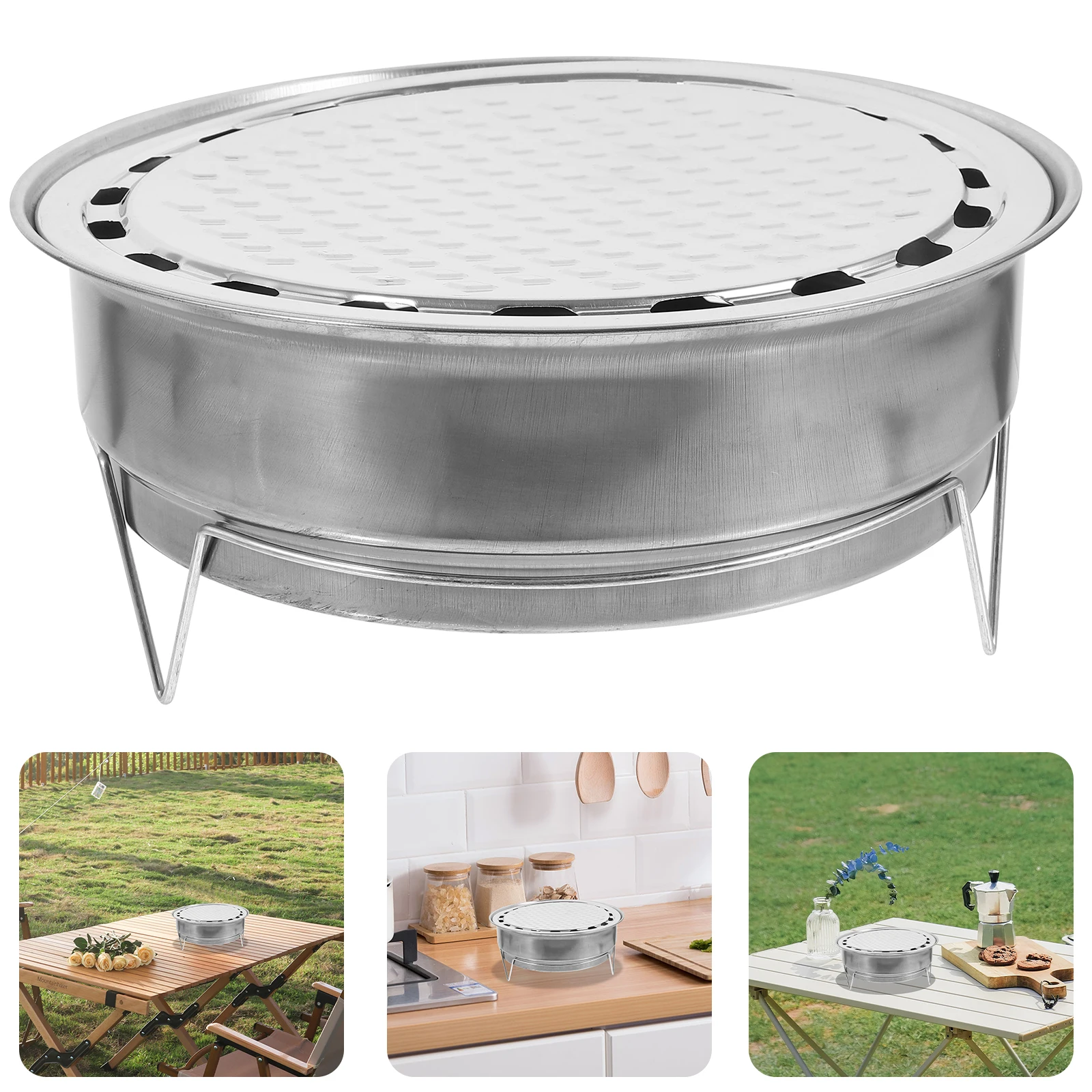 1 Set Portable Charcoal Grill Stainless Steel Bbq Stove Foldable Camping Grill For Picnic Park Small Spaceoutdoor Barbecue Tool
1 Set Portable Charcoal Grill Stainless Steel Bbq Stove Foldable Camping Grill For Picnic Park Small Spaceoutdoor Barbecue Tool