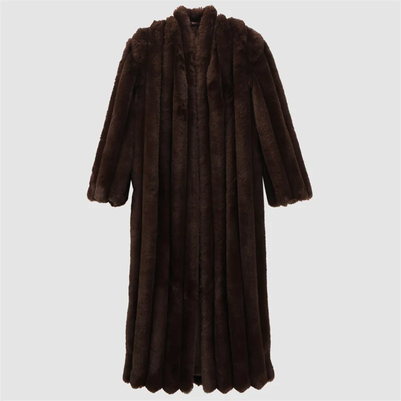 Женское пальто из искусственного меха, весна 2026, новое, длинное, приталенное, женская ветровка, повседневное, теплое, женский тренчкот
Женское пальто из искусственного меха, весна 2026, новое, длинное, приталенное, женская ветровка, повседневное, теплое, женский тренчкот