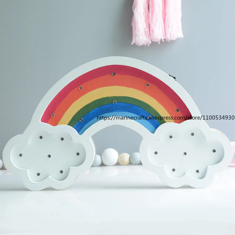 Nordic-Style Wooden LED Rainbow Wall Decoration Wall-Mounted For Girls' And Children's Rooms Gift Ornament
Nordic-Style Wooden LED Rainbow Wall Decoration Wall-Mounted For Girls' And Children's Rooms Gift Ornament