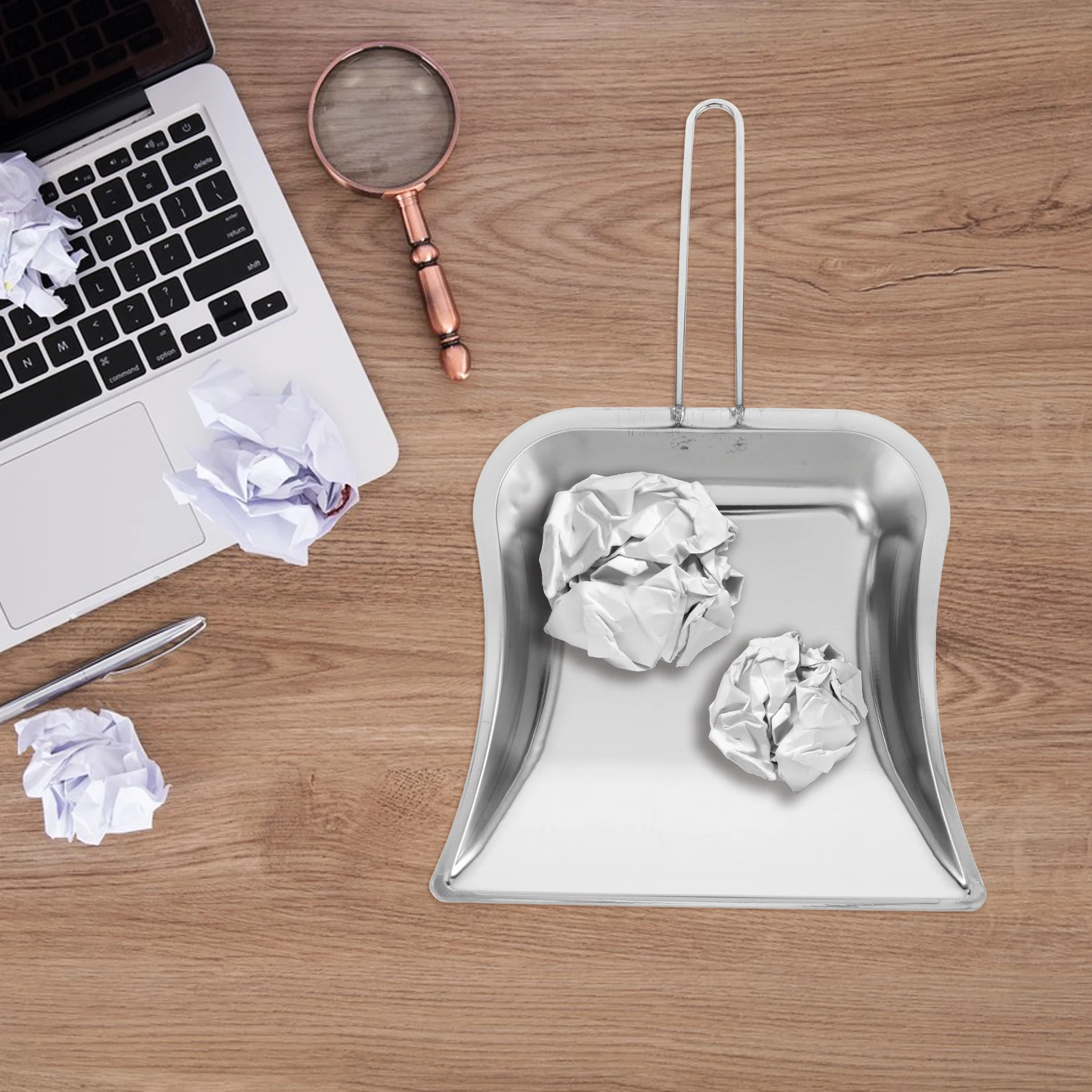 Stainless Steel Dustpan Mini Handle Silver Desktop Cleaning Tool Metal Dustpan Heavy Duty Workshop Tabletop Garbage Small
Stainless Steel Dustpan Mini Handle Silver Desktop Cleaning Tool Metal Dustpan Heavy Duty Workshop Tabletop Garbage Small