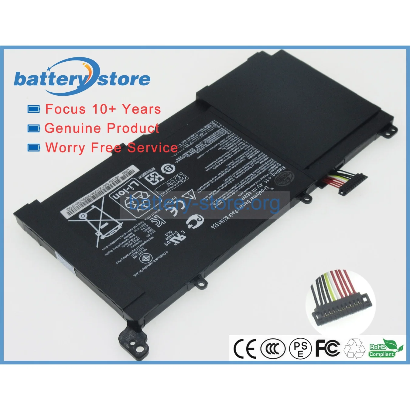 Оригинальные аккумуляторы для ноутбуков C31-S551,B31N1336,A42-S551,0B200-00450500,0B200-00450100,0B200-00450600,0B200-00450400, 11,4 в 
Оригинальные аккумуляторы для ноутбуков C31-S551,B31N1336,A42-S551,0B200-00450500,0B200-00450100,0B200-00450600,0B200-00450400, 11,4 в