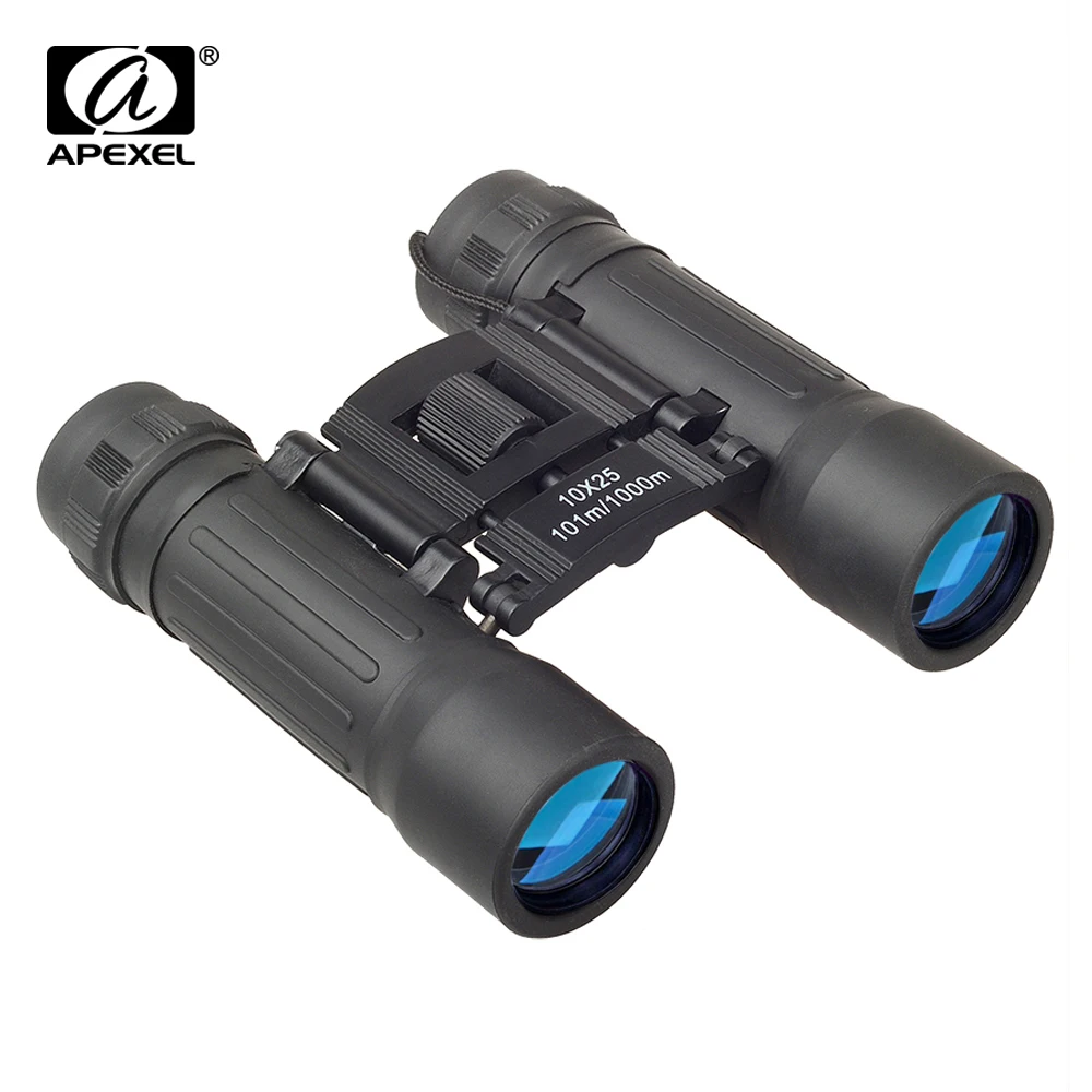 APEXEL Portable Compact Mini Pocket HD 10X25 Binoculars Telescope for Camping Travel Concerts Outdoors Bird Watching and Hunting
APEXEL Portable Compact Mini Pocket HD 10X25 Binoculars Telescope for Camping Travel Concerts Outdoors Bird Watching and Hunting