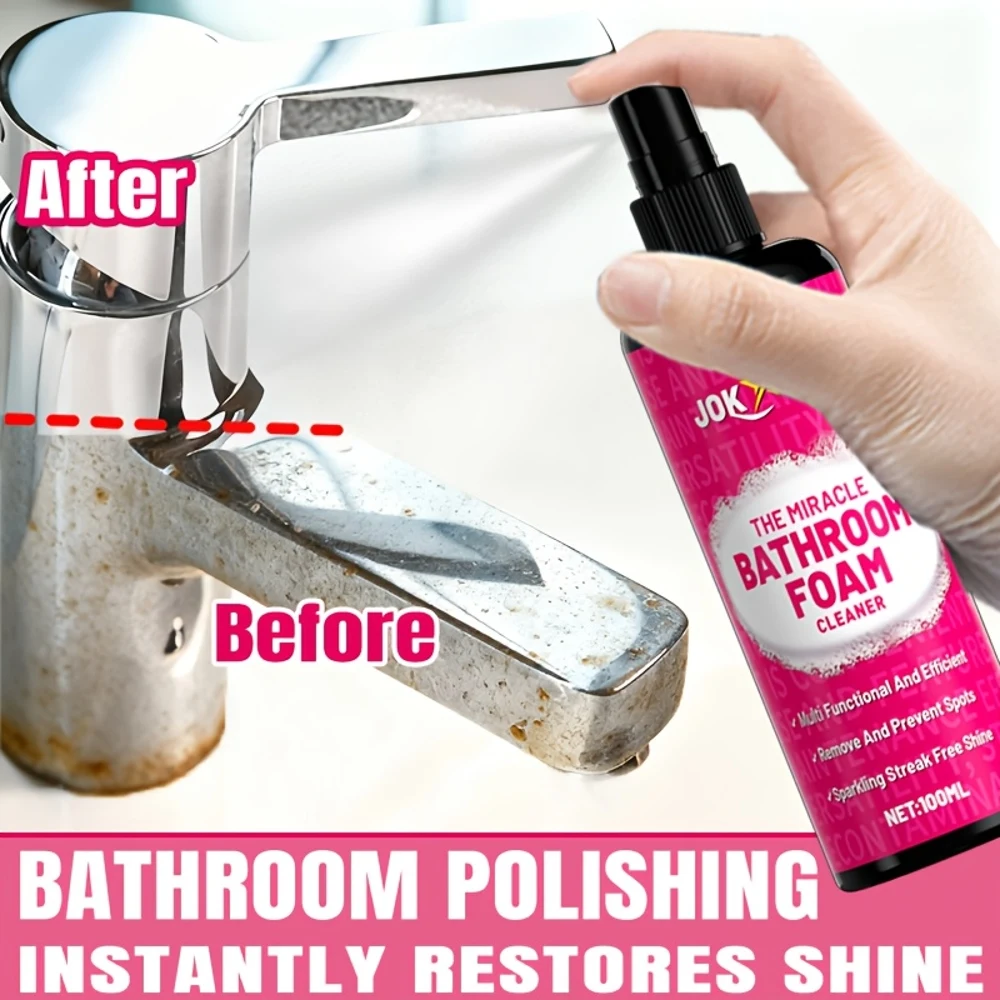 1, спрей для полировки ванной комнаты | Мощное средство для удаления пятен и остатков для плитки, стекла, раковин и ванн, восстановление блеска и свежести Appeara
1, спрей для полировки ванной комнаты | Мощное средство для удаления пятен и остатков для плитки, стекла, раковин и ванн, восстановление блеска и свежести Appeara