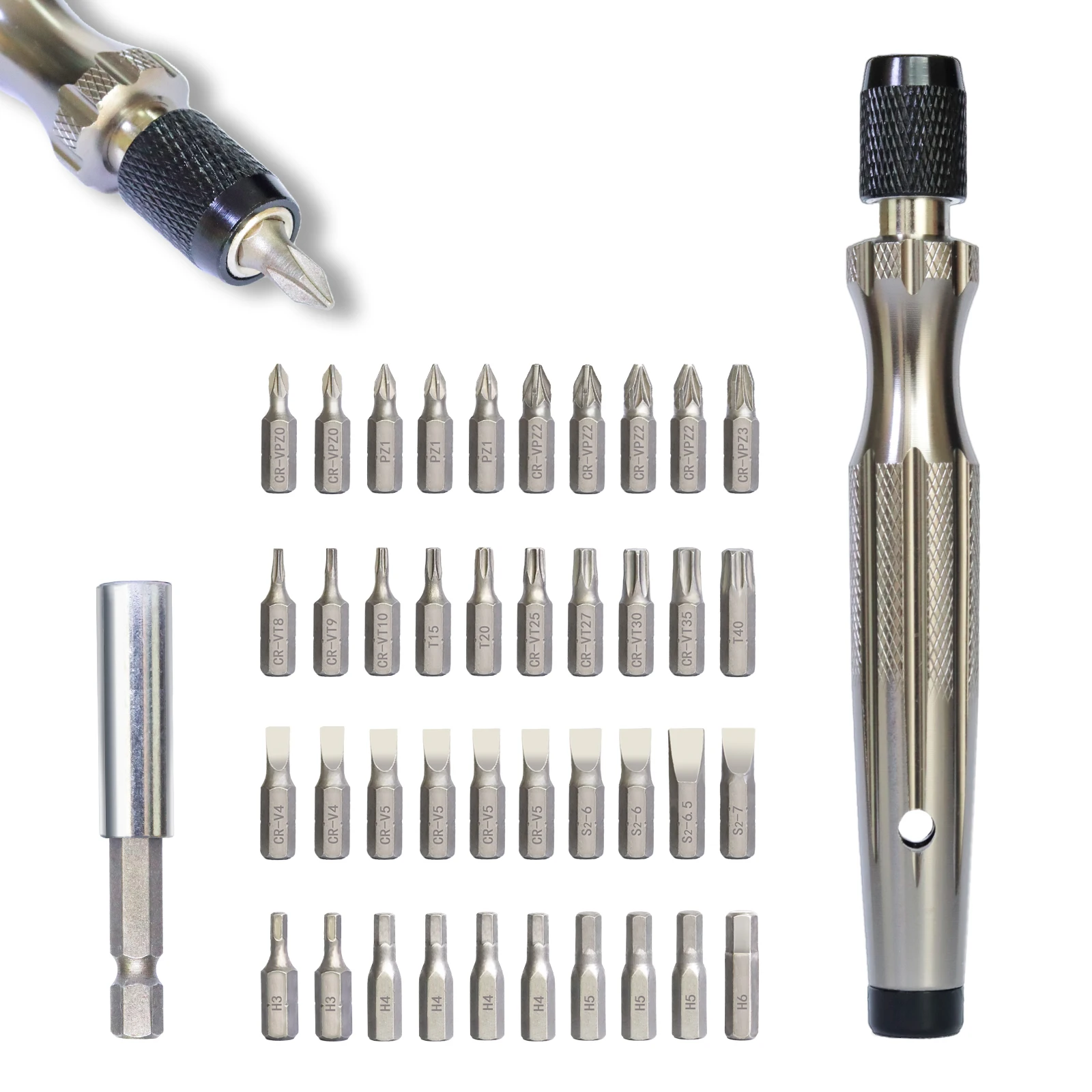 42 Piece Repair Screwdriver Tool Set for Everyday Tools Furniture Drones RC Automotive Repair Tool Set Screwdriver
42 Piece Repair Screwdriver Tool Set for Everyday Tools Furniture Drones RC Automotive Repair Tool Set Screwdriver