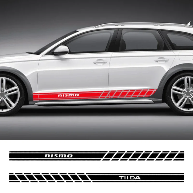 Наклейки на боковые юбки для кузова автомобиля ALTIMA JUKE LEAF MAXIMA MICRA NISMO TIDA, 2 шт. 
Наклейки на боковые юбки для кузова автомобиля ALTIMA JUKE LEAF MAXIMA MICRA NISMO TIDA, 2 шт.