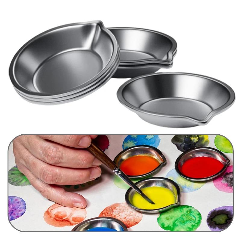 6/12/24pcs Stainless Steel Painting Color Bowls 5cm Oil Paint Trays Paint Color Mixing Cups Color Painting Teaching Tools TMZ
6/12/24pcs Stainless Steel Painting Color Bowls 5cm Oil Paint Trays Paint Color Mixing Cups Color Painting Teaching Tools TMZ