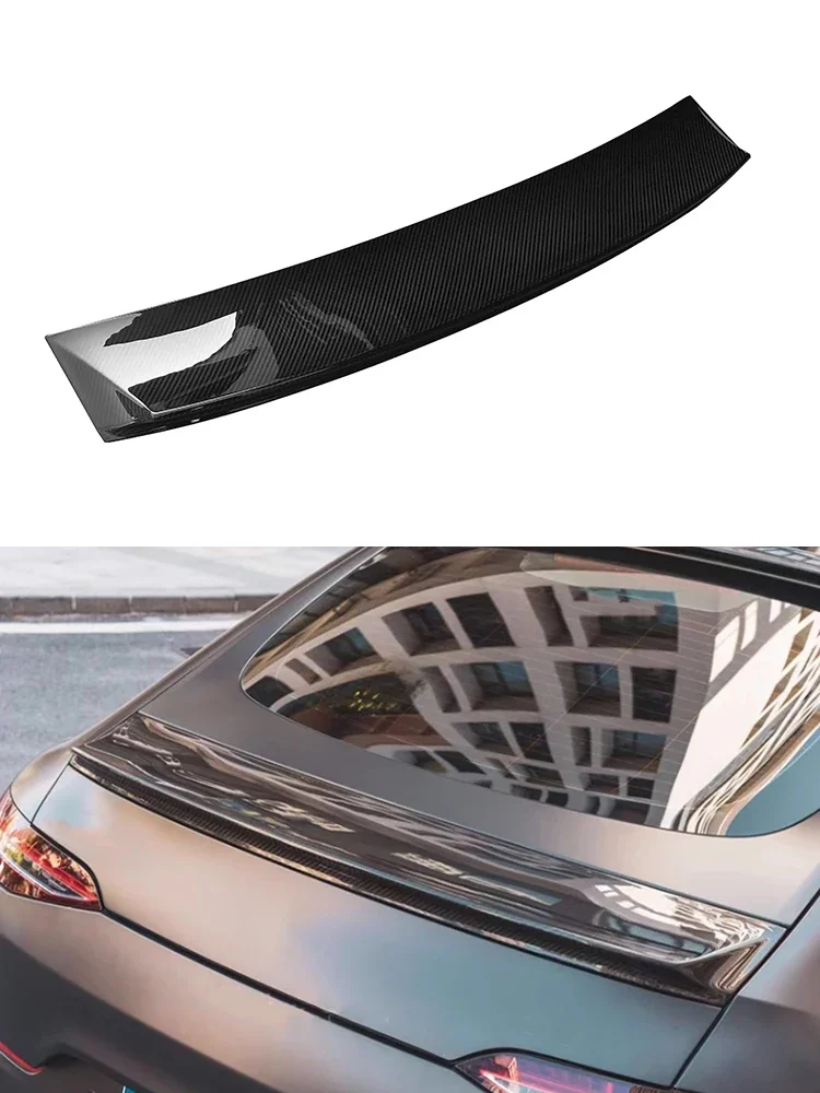 Suitable for Mercedes Benz AMG GT GT50 GT53 car rear trunk dry carbon fiber spoiler rear wing parts upgrade body kit
Suitable for Mercedes Benz AMG GT GT50 GT53 car rear trunk dry carbon fiber spoiler rear wing parts upgrade body kit