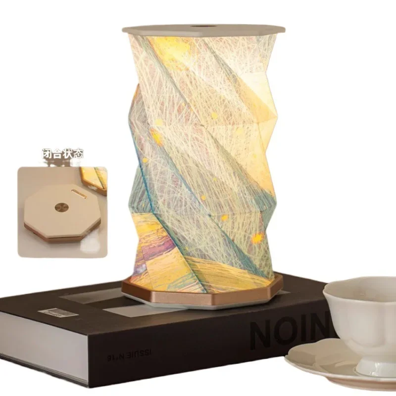 Звездный ночник Ван Гога, товар оригами, теплая романтическая настольная лампа
Звездный ночник Ван Гога, товар оригами, теплая романтическая настольная лампа